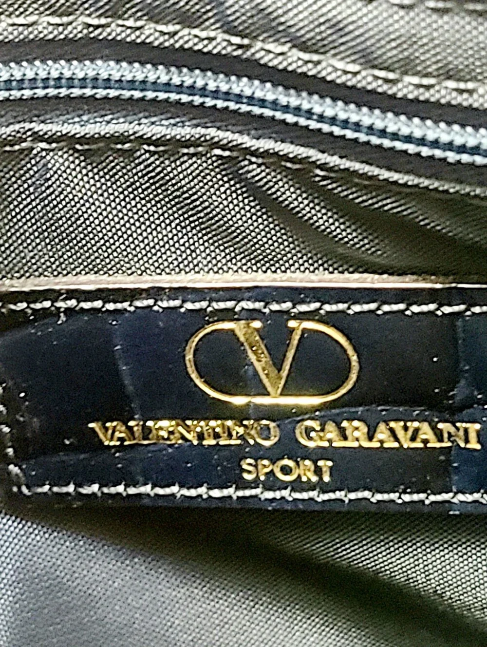 Valentino Garavani Canvas Leather Bag